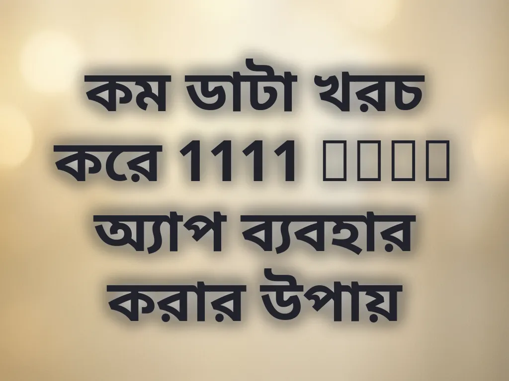 ডাটা অপ্টিমাইজেশন গাইড